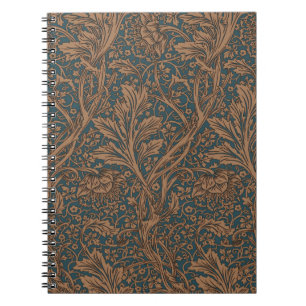 Cuaderno Vintage William Morris Arcadia sin costuras