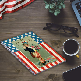 Cuaderno Vintage Young Uncle Sam 4 de Julio