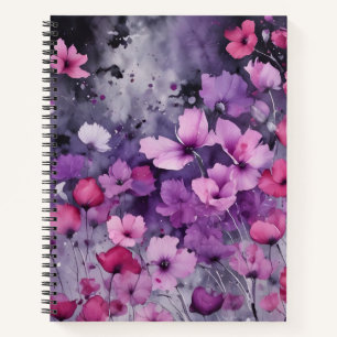Cuaderno Violeta en Acuarela