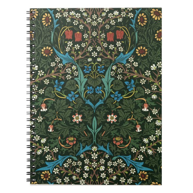 Cuaderno Violeta y Columbina de William Morris (1834-1896) (Frente)