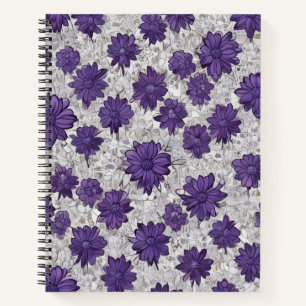 Cuaderno Violeta y Plateado