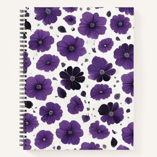 Cuaderno Violetas Intensas (Anverso)