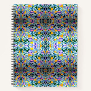 Cuaderno Violetas Y Lámparas