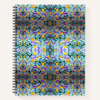 Cuaderno Violetas Y Lámparas