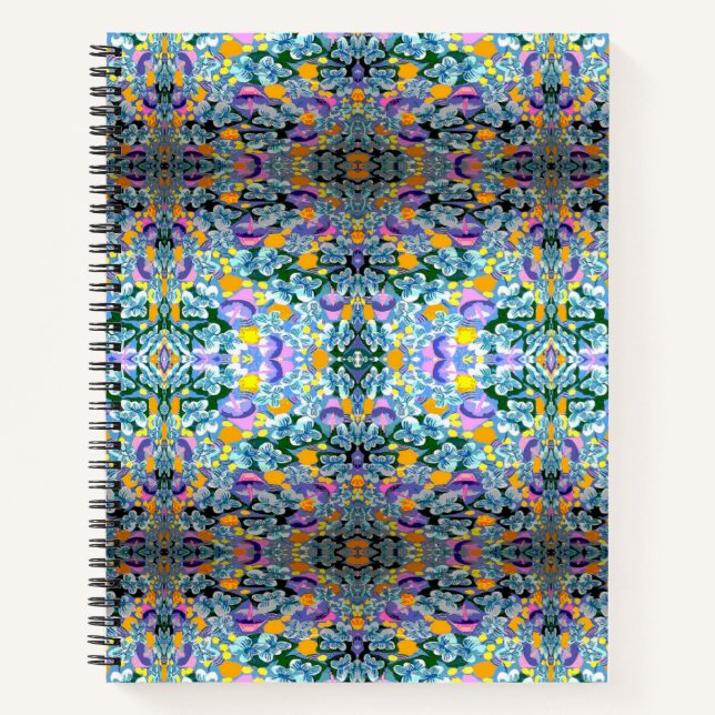 Cuaderno Violetas Y Lámparas (Anverso)