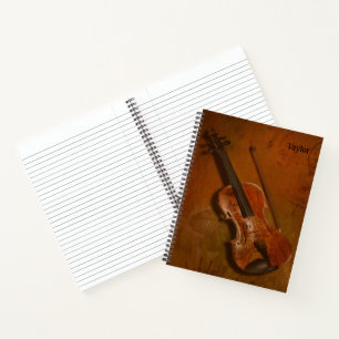 Cuaderno Violin & Bow - Elección de páginas internas - Ta