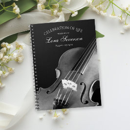 Cuaderno Violin: Celebración del libro de invitados