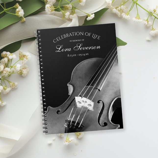 Cuaderno Violin: Celebración del libro de invitados (Subido por el creador)