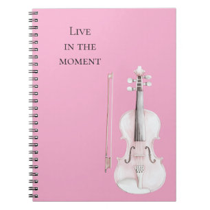 Cuaderno Violin de Rubor Rosa
