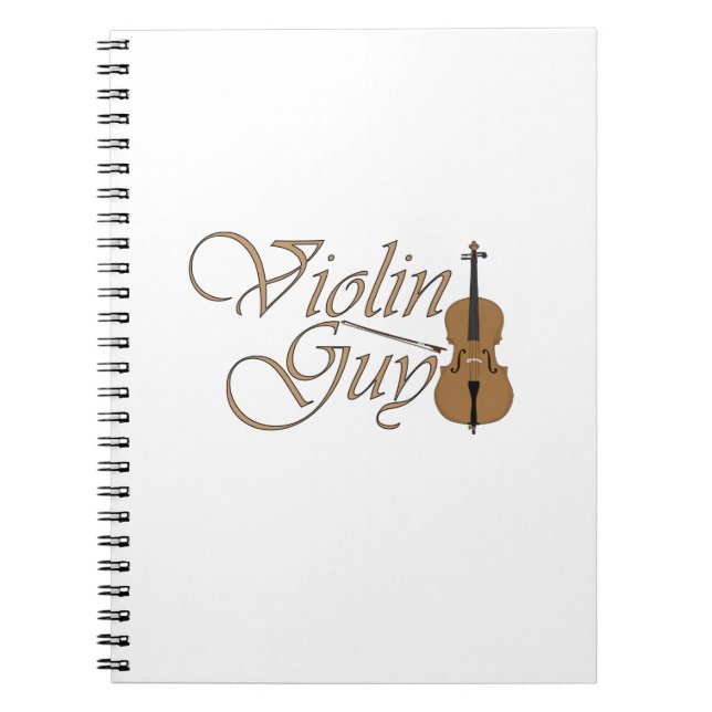 Cuaderno Violin Guy (Frente)