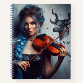 Cuaderno Violin, músico zodiaco de Taurus