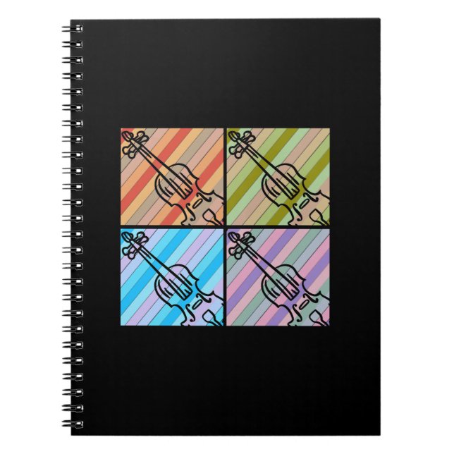 Cuaderno Violin Retro (Frente)