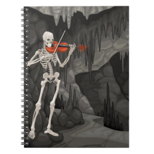 Cuaderno violin skeleton