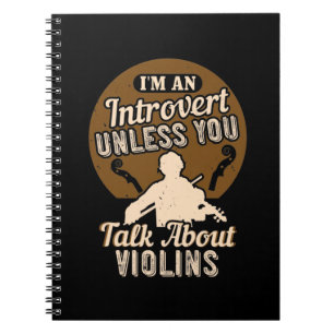 Cuaderno Violin - Soy un introvertido