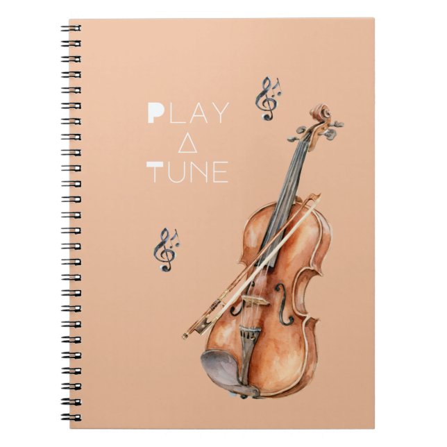 Cuaderno Violin Toca Una Melodía (Frente)