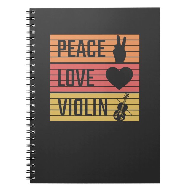 Cuaderno Violin Violinist Fiddle (Frente)