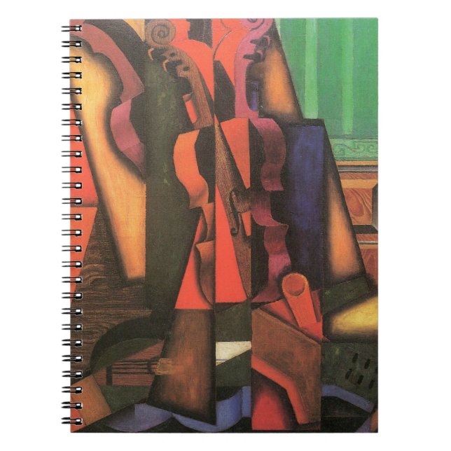 Cuaderno Violin y guitarra de Juan Gris, arte de cubismo vi (Frente)