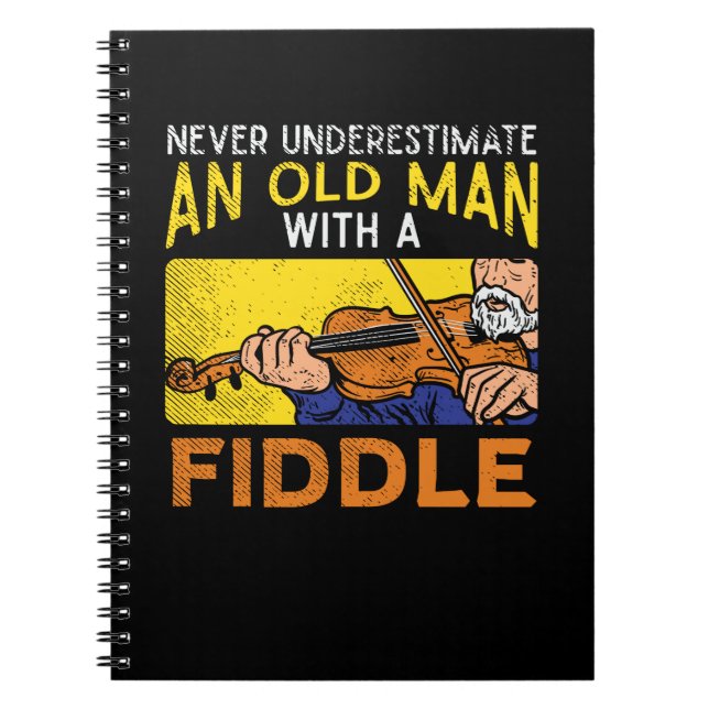 Cuaderno Violinista anciano (Frente)
