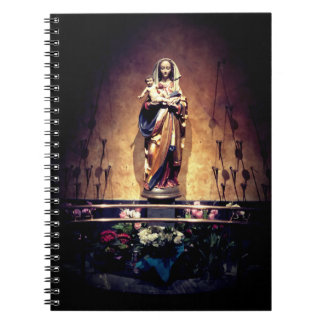 Cuaderno Virgen María con el Bebé Jesús Portátil
