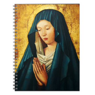 Cuaderno Virgen María Hodegetria Arte de Icono Católico Biz