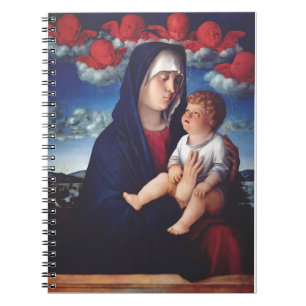 Cuaderno Virgen María y el Niño Arte Religioso Clásico