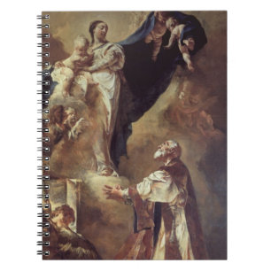Cuaderno Virgen y niño que aparecen a St Philip Neri, 172