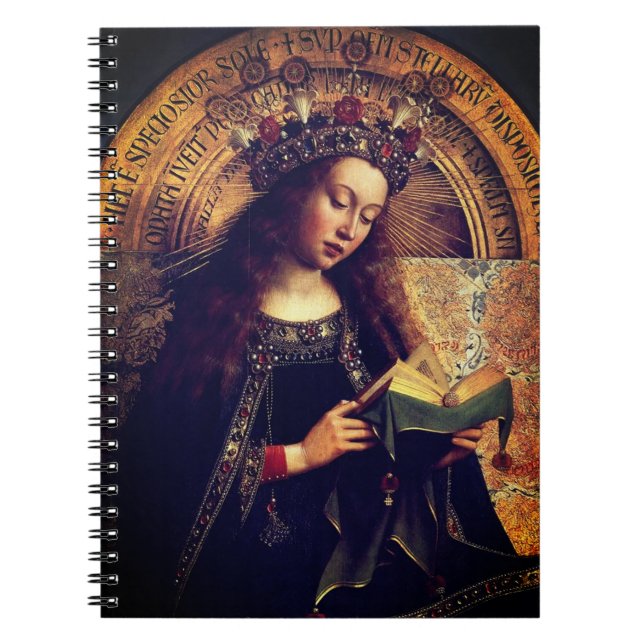 Cuaderno Virgin Mary - Ghent Altarpiece por Jan van Eyck (Frente)