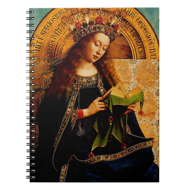 Cuaderno Virgin Mary por Jan van Eyck (Frente)