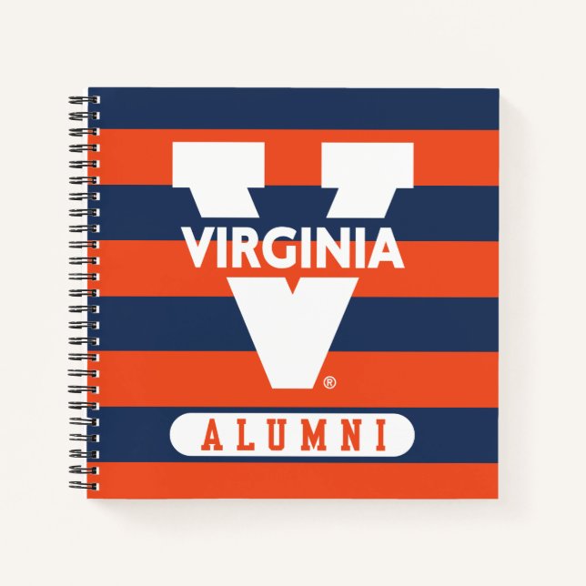 Cuaderno Virginia Cavaliers Alumni Stripes (Anverso)