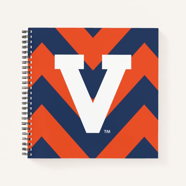 Cuaderno Virginia Cavaliers Chevron (Anverso)