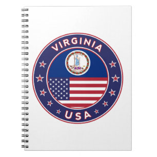 Cuaderno Virginia, pegatina de Virginia, estuche de teléfon