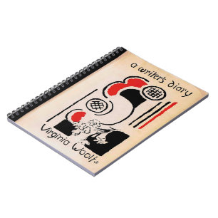 Cuaderno Virginia Woolf Vanessa Bell cubre diario de escrit