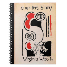 Cuaderno Virginia Woolf Vanessa Bell cubre diario de escrit