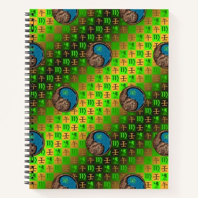 Cuaderno Virgo & Caballo de Agua (Anverso)