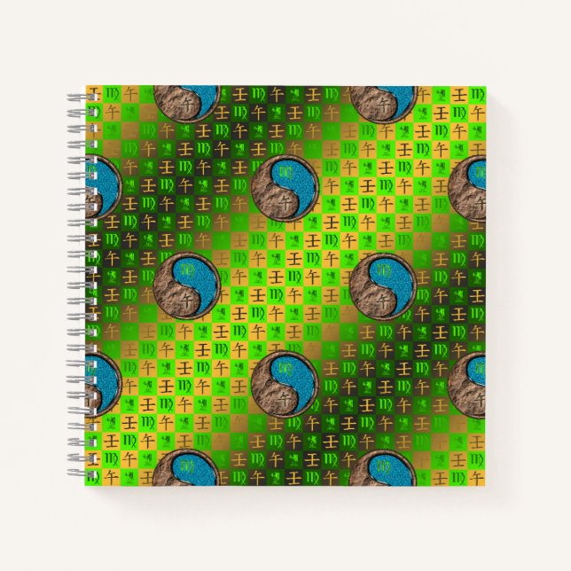 Cuaderno Virgo & Caballo de Agua (Anverso)