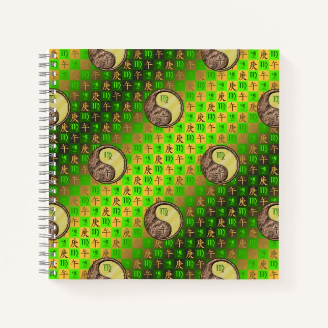 Cuaderno Virgo & Caballo de Metal (Anverso)