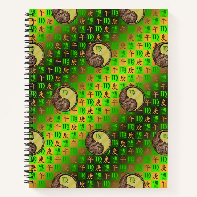 Cuaderno Virgo & Caballo de Metal (Anverso)