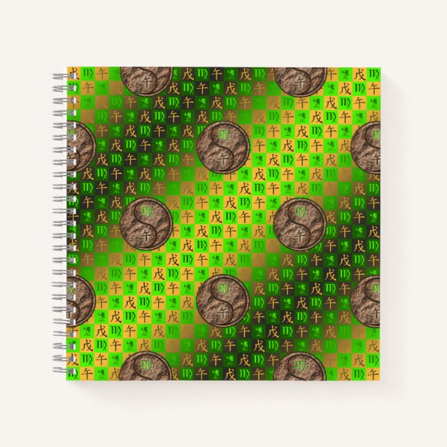 Cuaderno Virgo & Caballo de Tierra (Anverso)