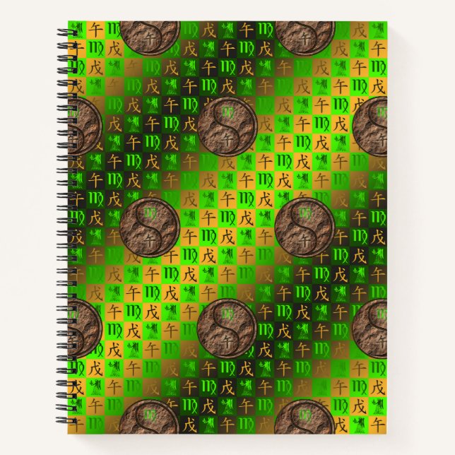 Cuaderno Virgo & Caballo de Tierra (Anverso)