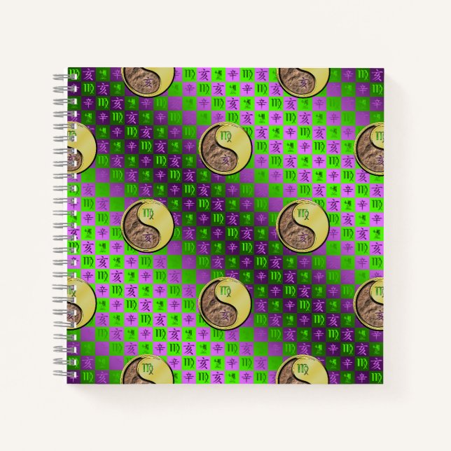 Cuaderno Virgo & Cerdo de Metal (Anverso)