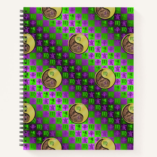 Cuaderno Virgo & Cerdo de Metal (Anverso)