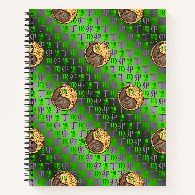 Cuaderno Virgo & Conejo de Fuego (Anverso)