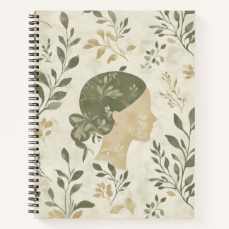 Cuaderno Virgo de vibraciones de zodiaco - Portátil espiral