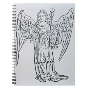 Cuaderno Virgo (la Virgen) un ilustracion del 'Poeti