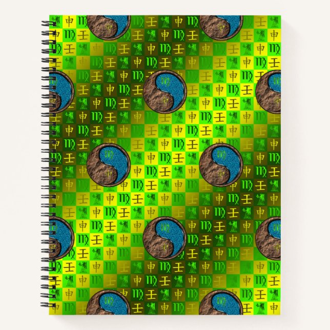 Cuaderno Virgo & Mono Agua (Anverso)
