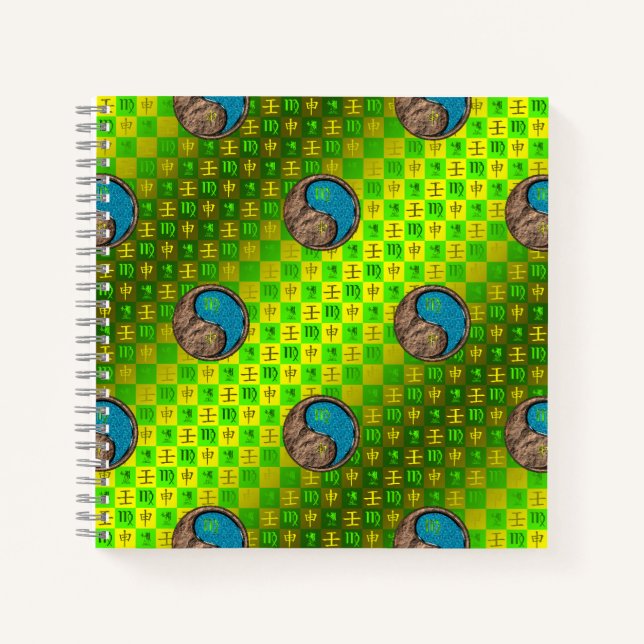 Cuaderno Virgo & Mono de Agua (Anverso)