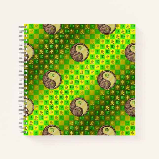 Cuaderno Virgo & Mono Metalico (Anverso)