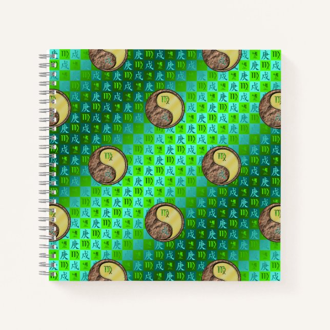 Cuaderno Virgo & Perro de Metal (Anverso)