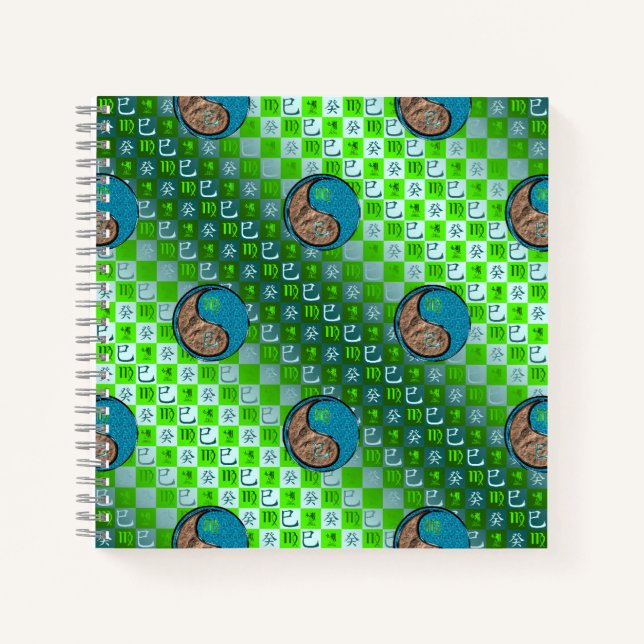 Cuaderno Virgo & Serpiente de Agua (Anverso)