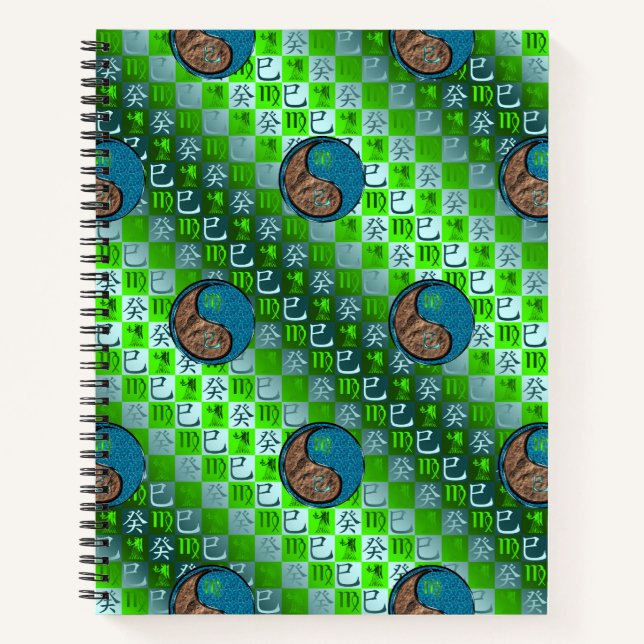 Cuaderno Virgo & Serpiente de Agua (Anverso)